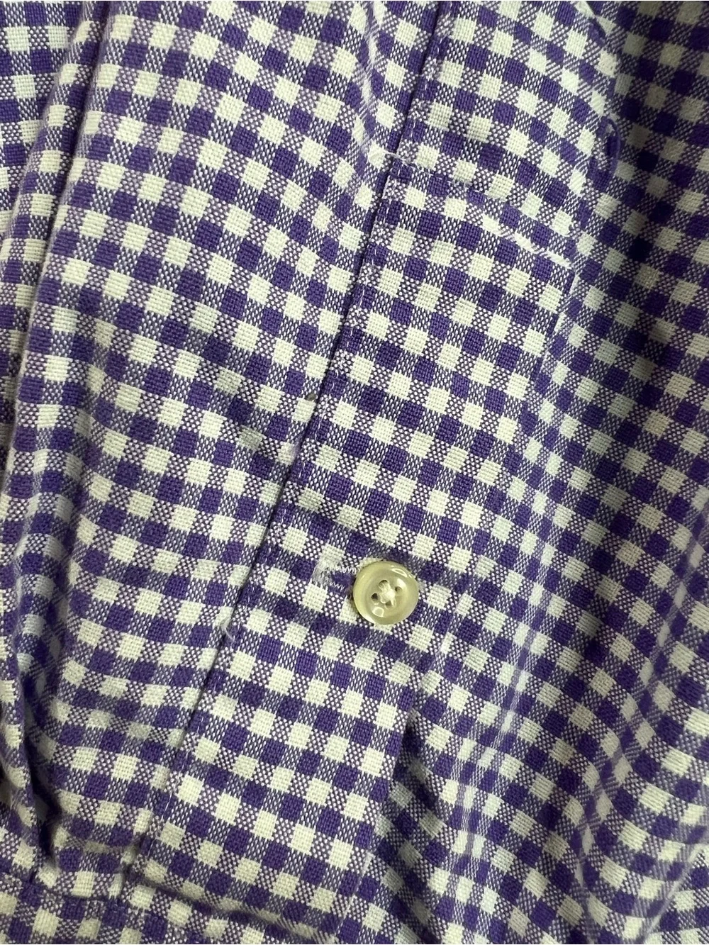 Polo by Ralph Lauren lavender and White Gingham Button-Down Shirt